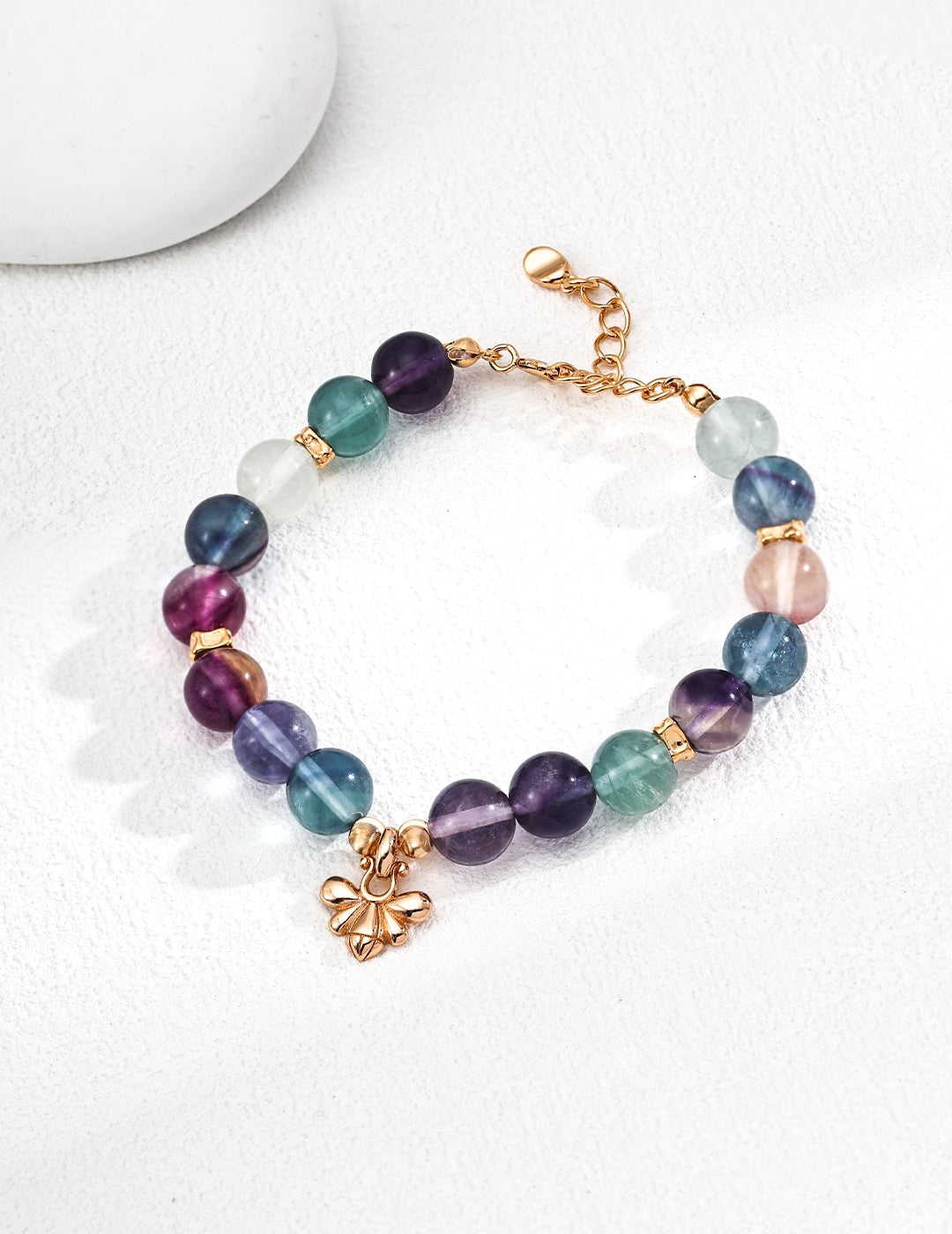 Fashion Multicoloured Fluorite Bracelet