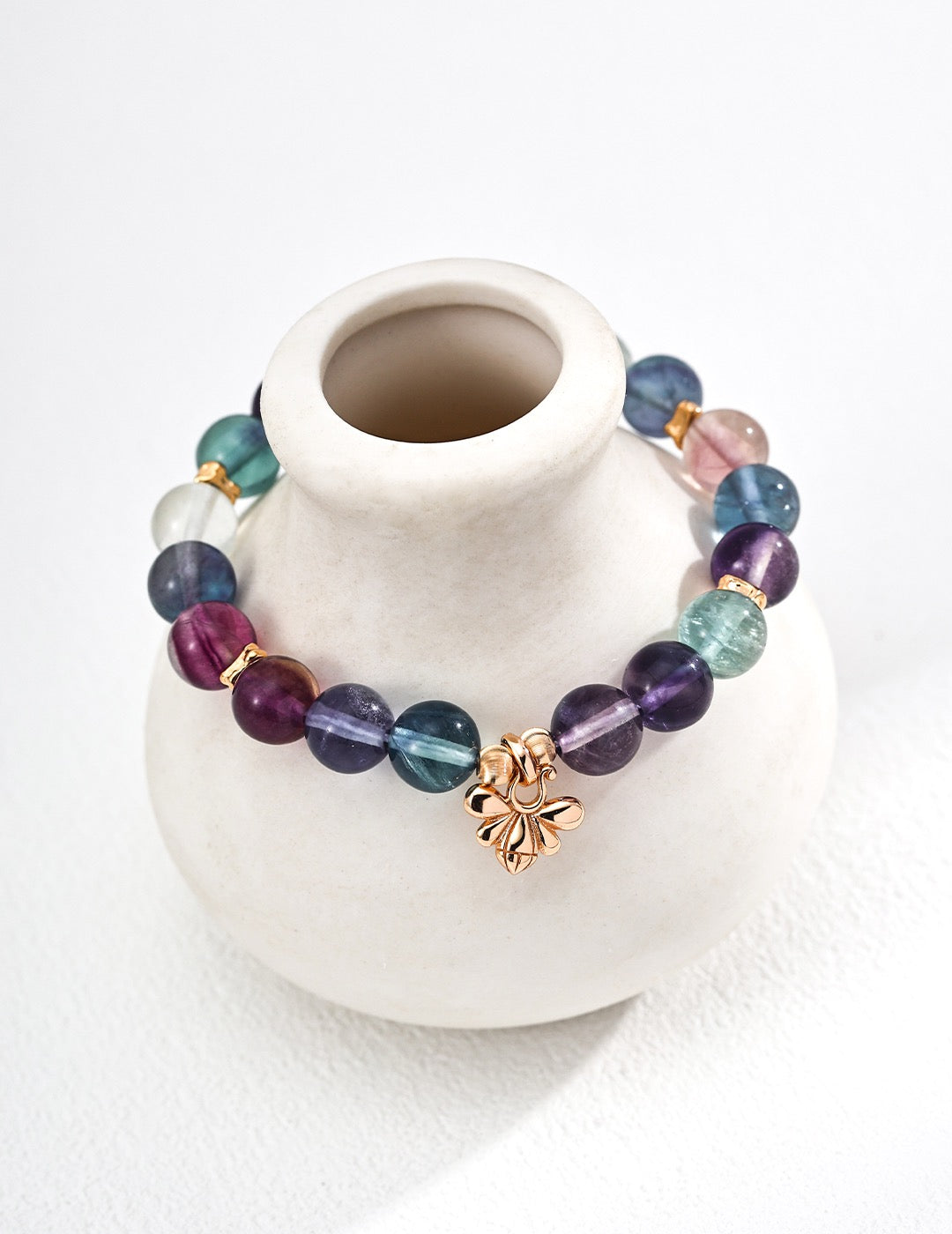 Fashion Multicoloured Fluorite Bracelet