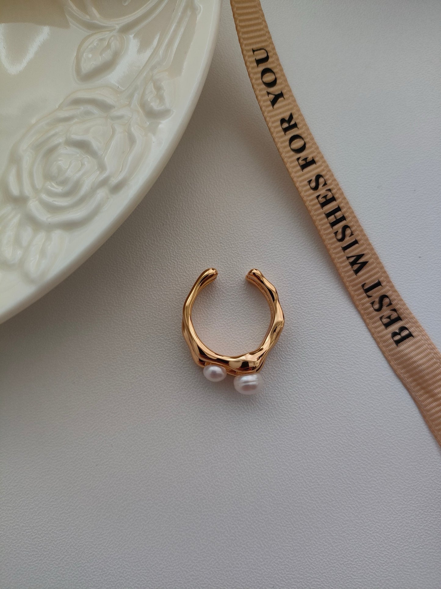 Large And Small Pearl Rings