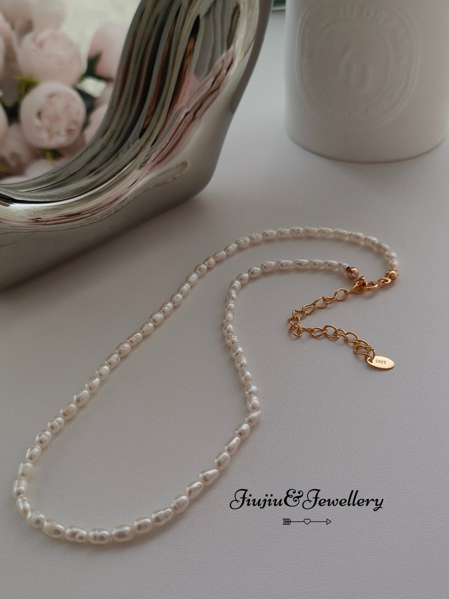 Little Rice Pearl Necklace