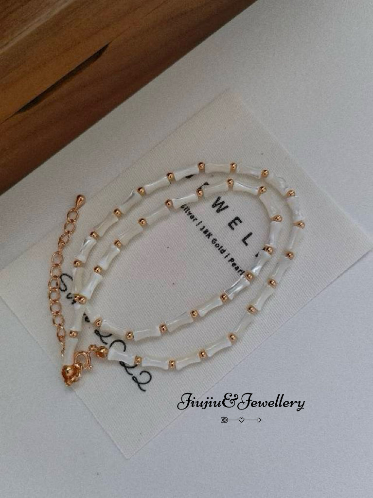 Bamboo Stones Necklace