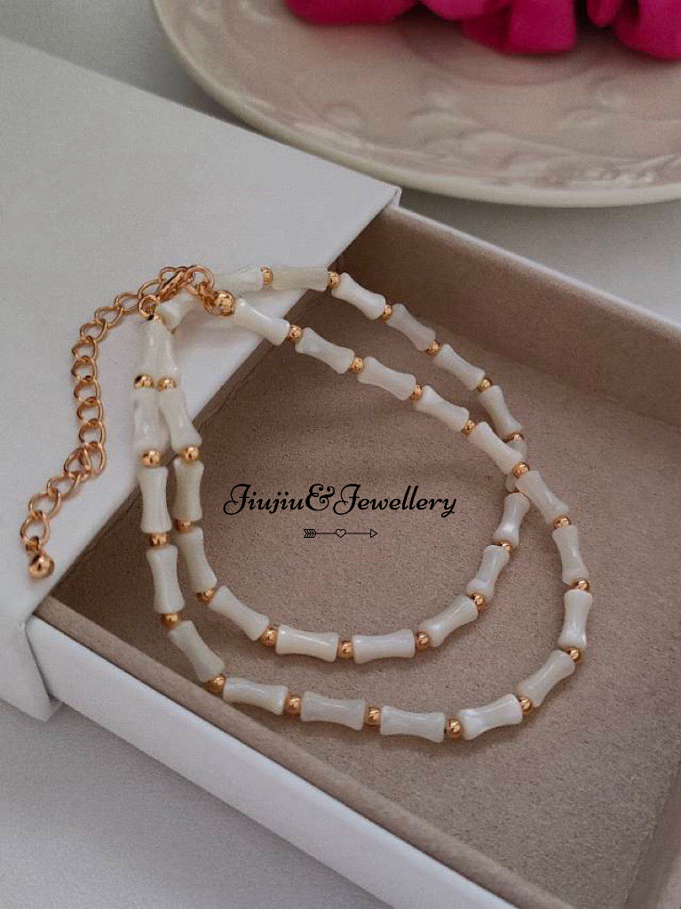 Bamboo Stones Necklace