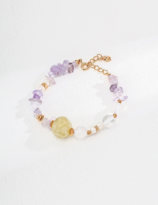 Minimalist Multicoloured Crystal Bracelet