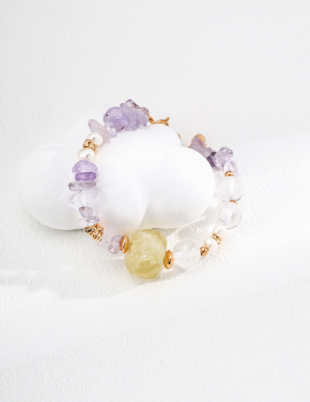 Minimalist Multicoloured Crystal Bracelet